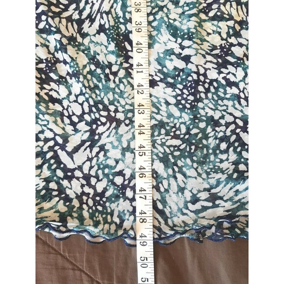 Allison britney Womens Dress Sz Large Coastal Artsy Nautical Beach Modern Casual - Picture 8 of 13